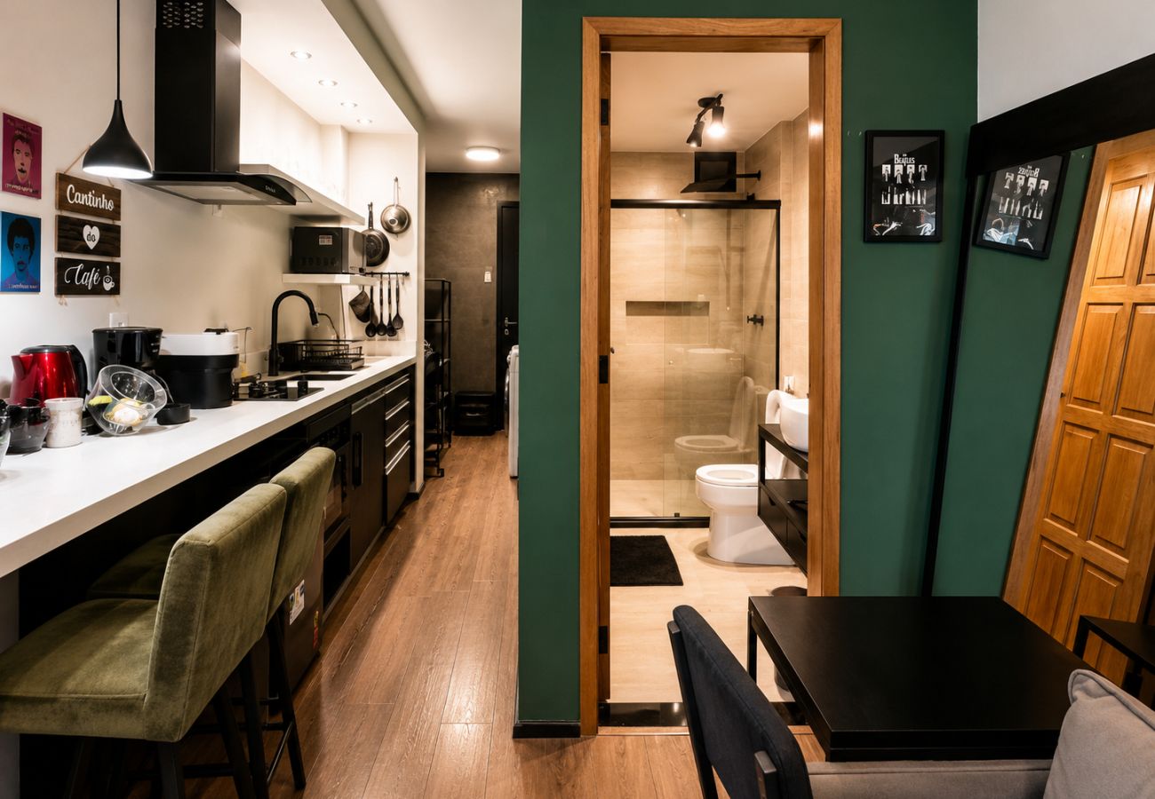 Apartamento em Rio de Janeiro - Aconchegante Flat Copa - Vista pro mar