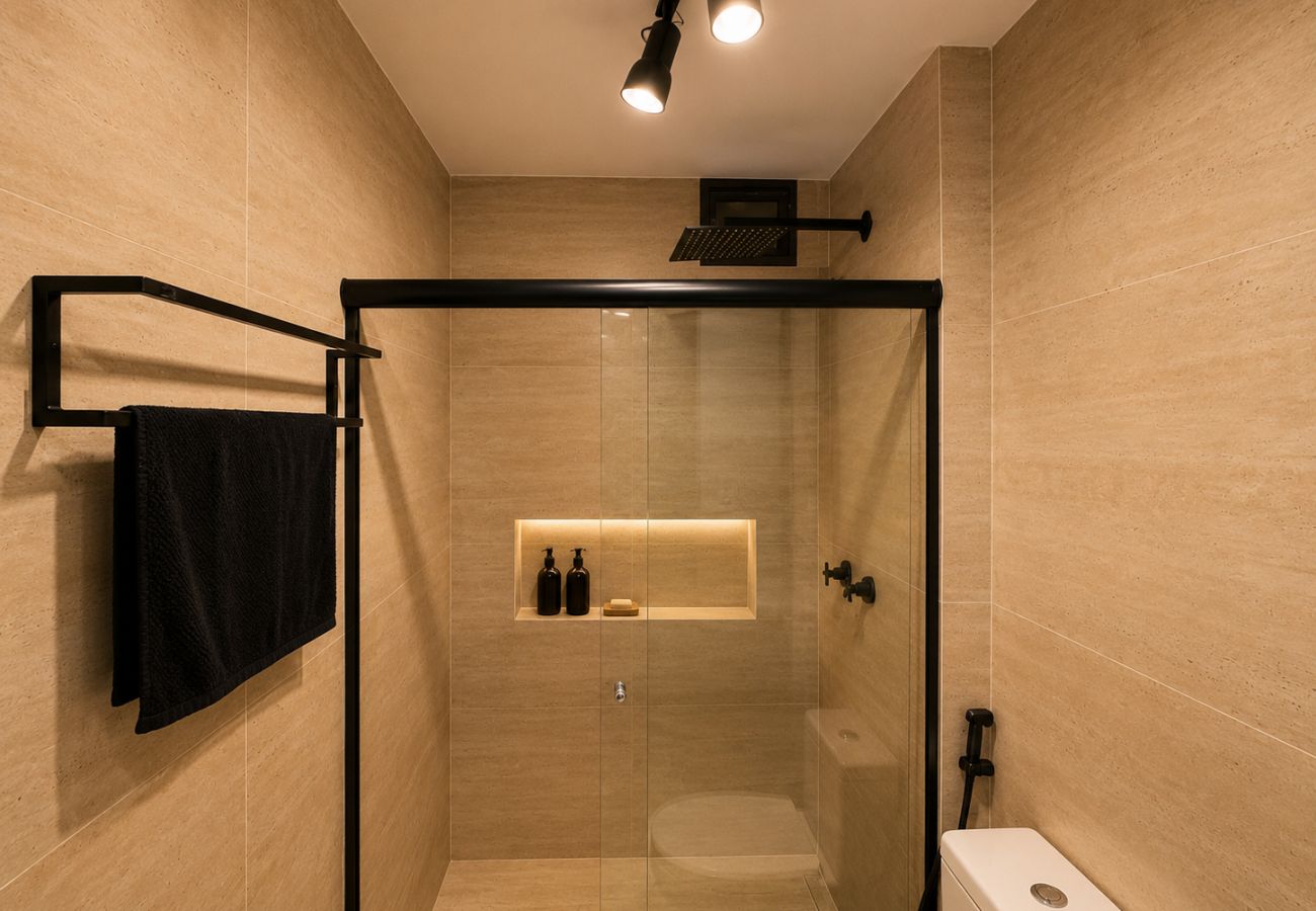 Apartamento em Rio de Janeiro - Aconchegante Flat Copa - Vista pro mar
